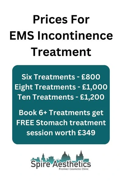 EMS Incontinence Treatment Prices Cannock