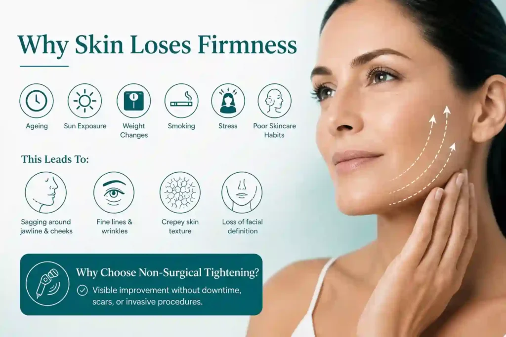 What Makes Skin Lose Firmness and Why Do People Seek Non-Surgical Tightening Cannock?