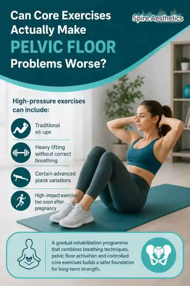 Can Strengthening Your Core Alone Actually Make Pelvic Floor Problems Worse Cannock?